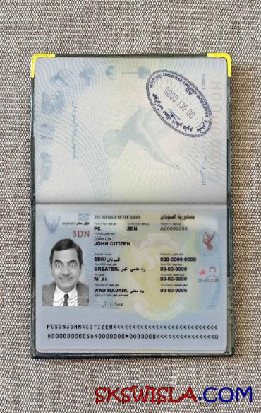 Sudan zdjęcie do paszportu pliki PSD, skan i fotografowany obraz